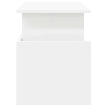 TV-standaard 2 pcs Wit 50 x 35 x 45 cm Bewerkt hout