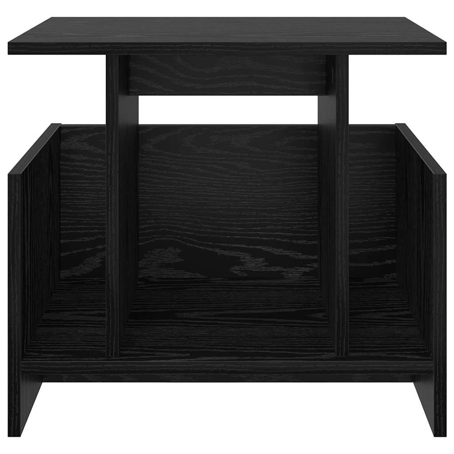TV-standaard 2 pcs Zwart Eiken 50 x 35 x 45 cm Bewerkt hout