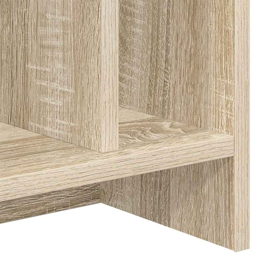TV-standaard 2 pcs Sonoma Eiken 50 x 35 x 45 cm Bewerkt hout