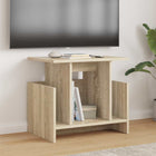 TV-standaard 2 stuks 50x35x45 cm bewerkt hout Sonoma eiken