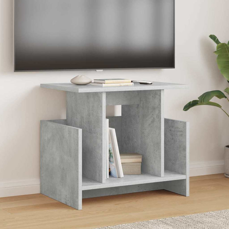 TV-standaard Beton Grijs 50 x 35 x 45 cm Bewerkt hout