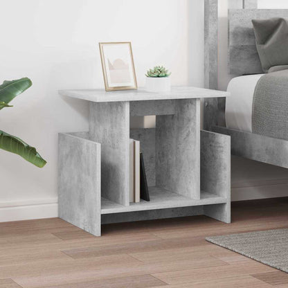 TV-standaard Beton Grijs 50 x 35 x 45 cm Bewerkt hout