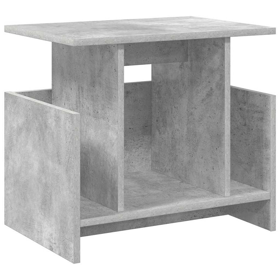TV-standaard Beton Grijs 50 x 35 x 45 cm Bewerkt hout