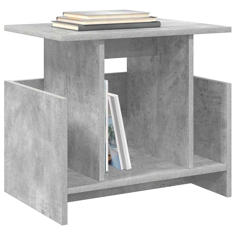 TV-standaard 2 pcs Beton Grijs 50 x 35 x 45 cm Bewerkt hout