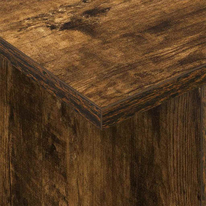 TV-standaard Gerookt eiken 50 x 35 x 45 cm Bewerkt hout