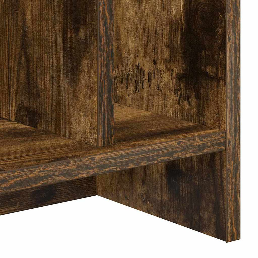 TV-standaard Gerookt eiken 50 x 35 x 45 cm Bewerkt hout