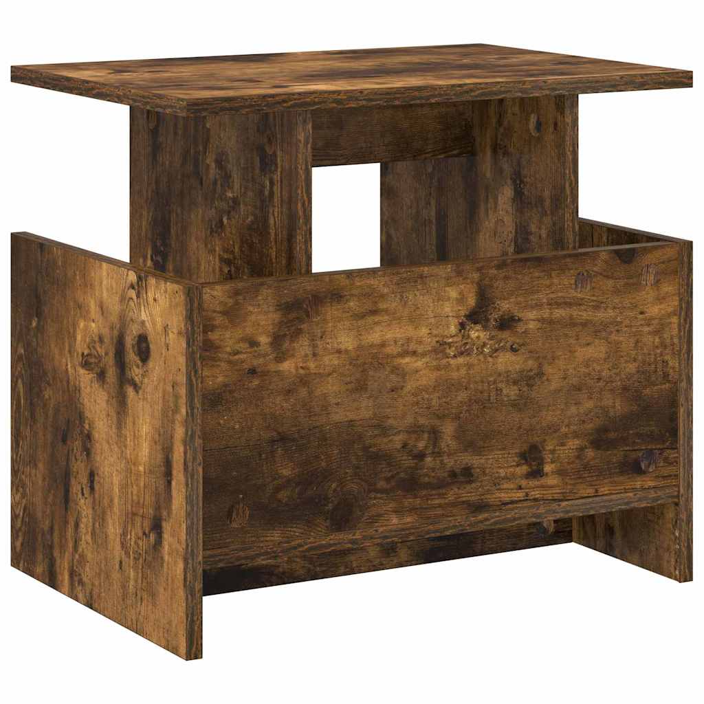TV-standaard Gerookt eiken 50 x 35 x 45 cm Bewerkt hout