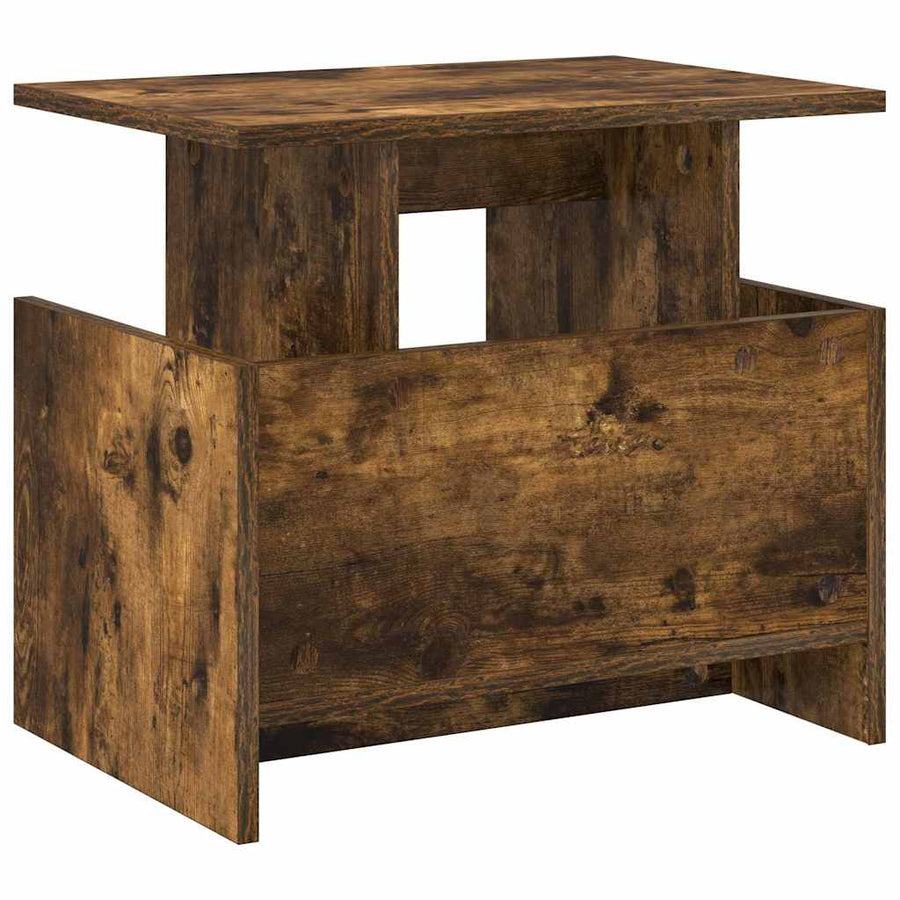 TV-standaard Gerookt eiken 50 x 35 x 45 cm Bewerkt hout