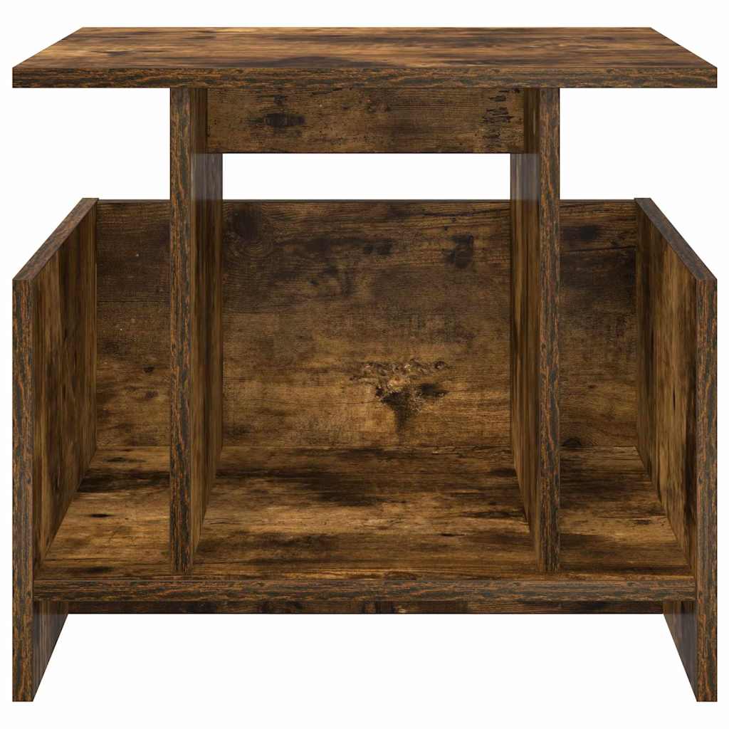 TV-standaard Gerookt eiken 50 x 35 x 45 cm Bewerkt hout