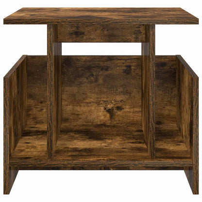 TV-standaard Gerookt eiken 50 x 35 x 45 cm Bewerkt hout