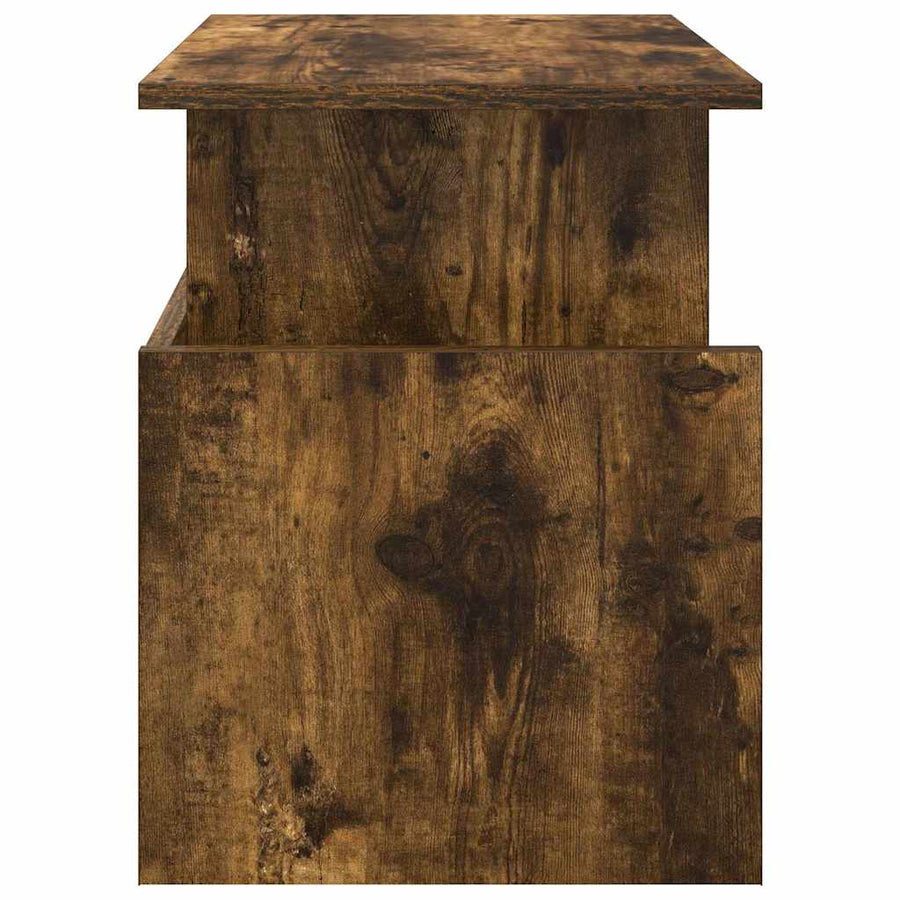 TV-standaard 2 pcs Gerookt eiken 50 x 35 x 45 cm Bewerkt hout