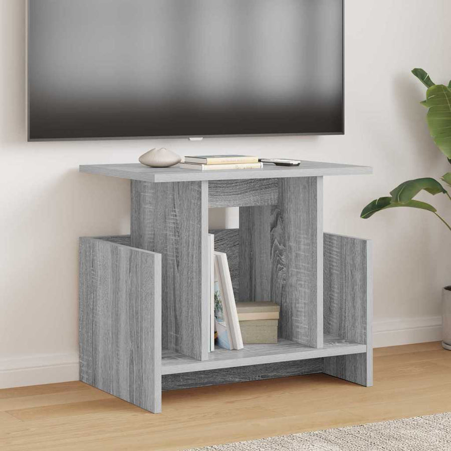 TV-standaard 2 pcs Grijs Sonoma 50 x 35 x 45 cm Bewerkt hout