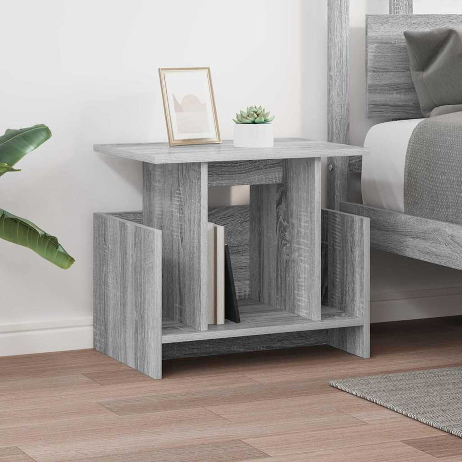 TV-standaard 2 pcs Grijs Sonoma 50 x 35 x 45 cm Bewerkt hout