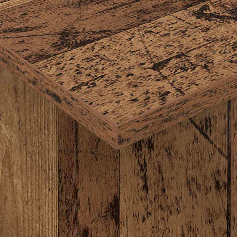 TV-standaard 2 pcs Oudhout 50 x 35 x 45 cm Bewerkt hout