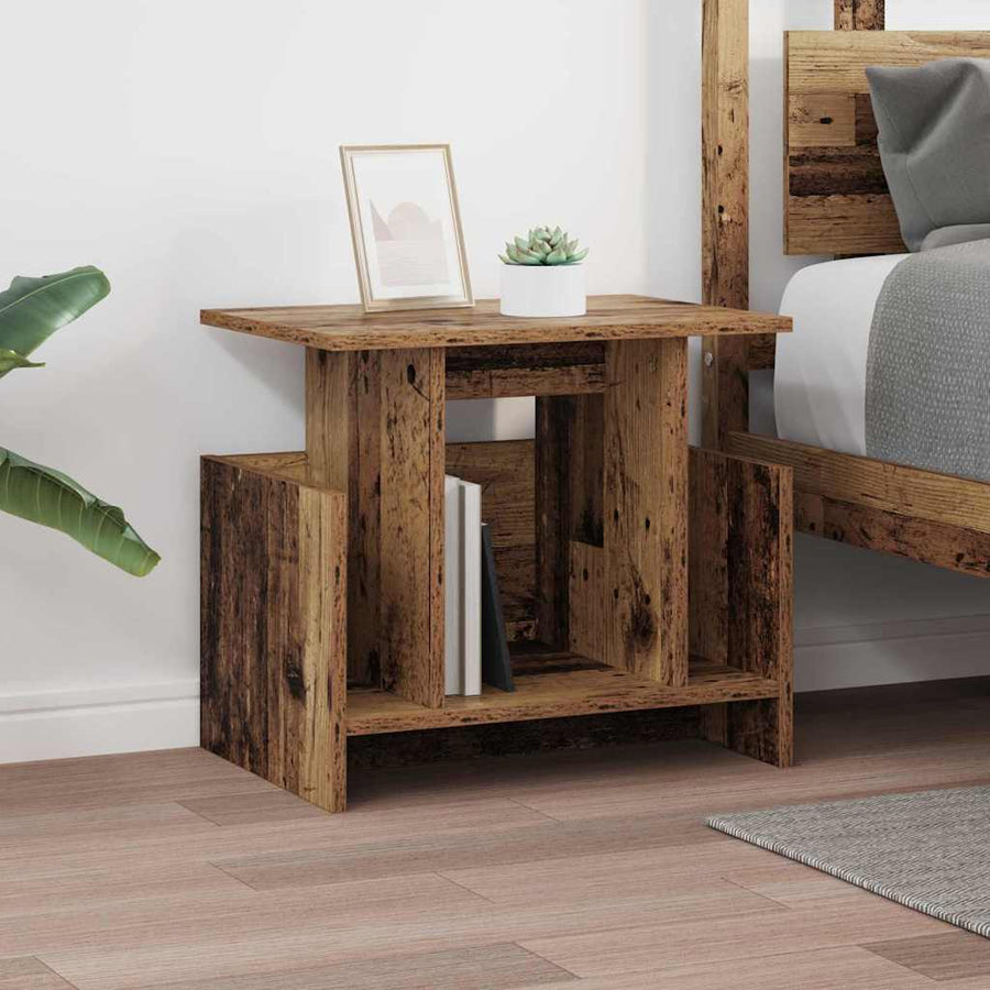 TV-standaard 2 pcs Oudhout 50 x 35 x 45 cm Bewerkt hout