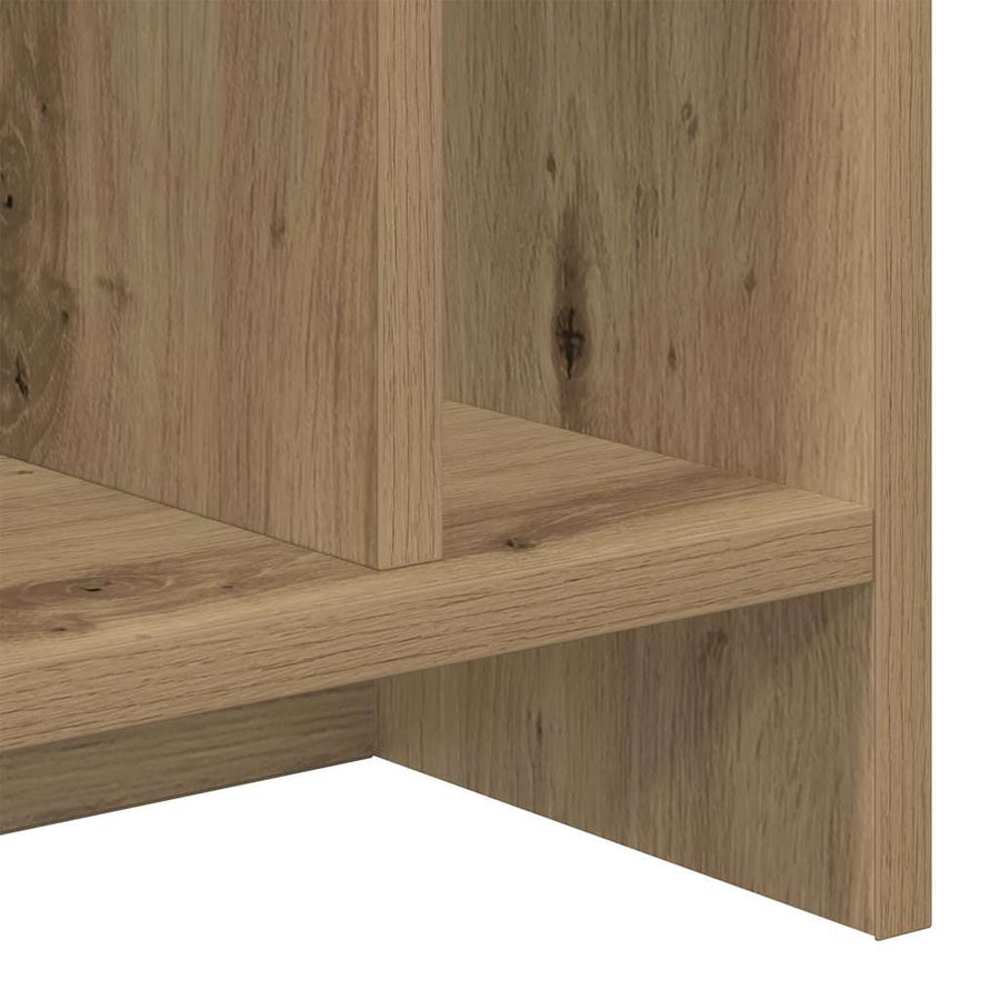 TV-standaard 2 pcs Artisan Eiken 50 x 35 x 45 cm Bewerkt hout