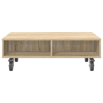 Bijzettafel met wielen Sonoma Eiken 90 x 50 x 30 cm