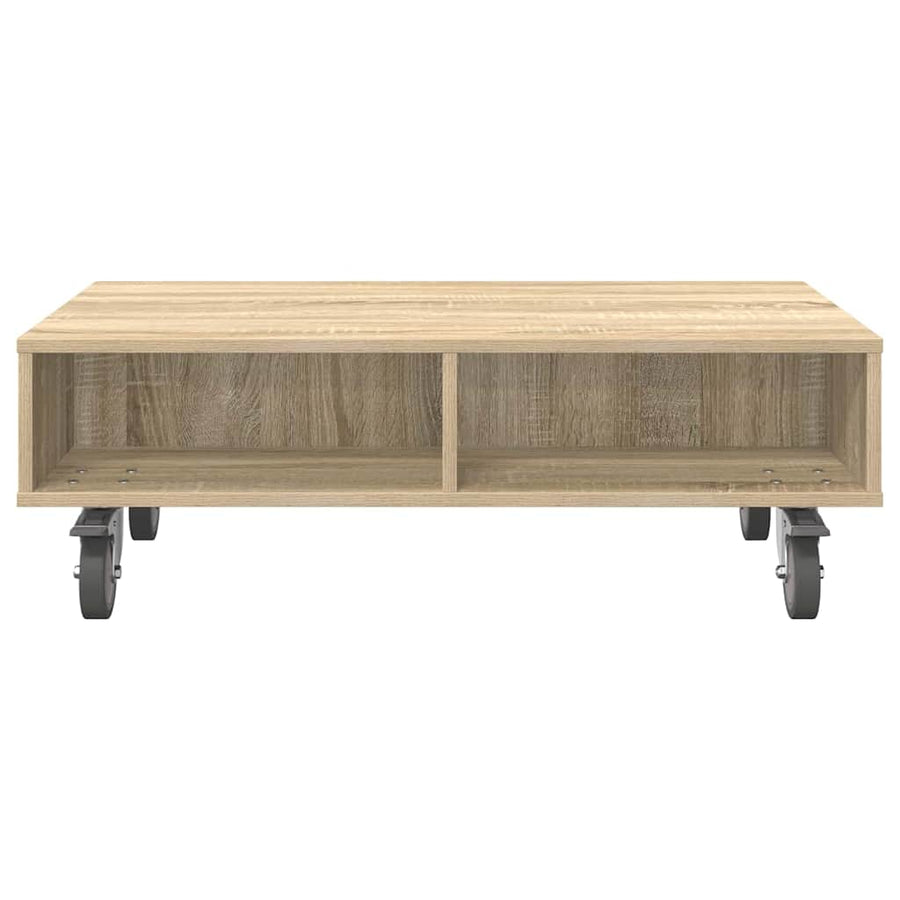 Bijzettafel met wielen Sonoma Eiken 90 x 50 x 30 cm