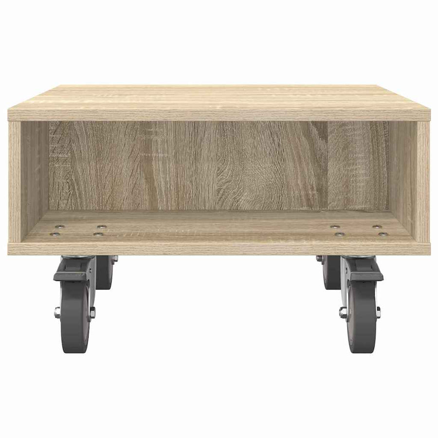 Bijzettafel met wielen Sonoma Eiken 50 x 50 x 30 cm