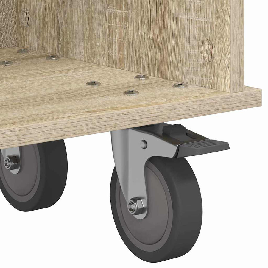TV-standaard Sonoma Eiken 100 x 35 x 35 cm Bewerkt hout