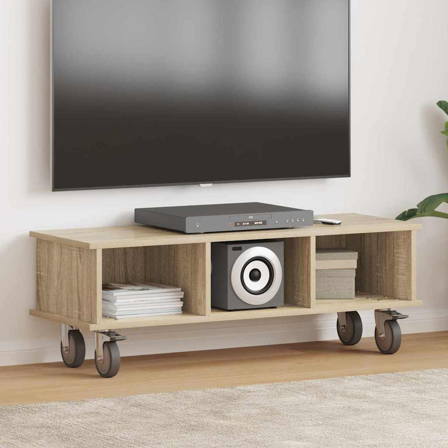 TV-standaard Sonoma Eiken 100 x 35 x 35 cm Bewerkt hout