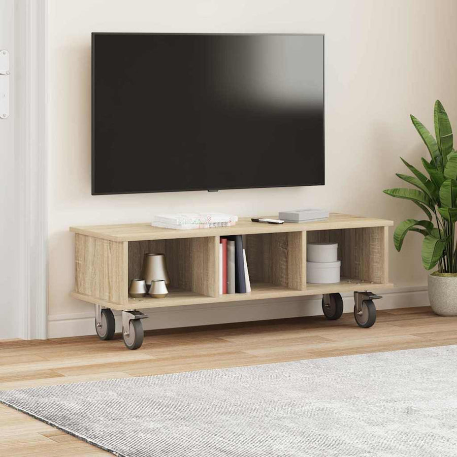 TV-standaard Sonoma Eiken 100 x 35 x 35 cm Bewerkt hout