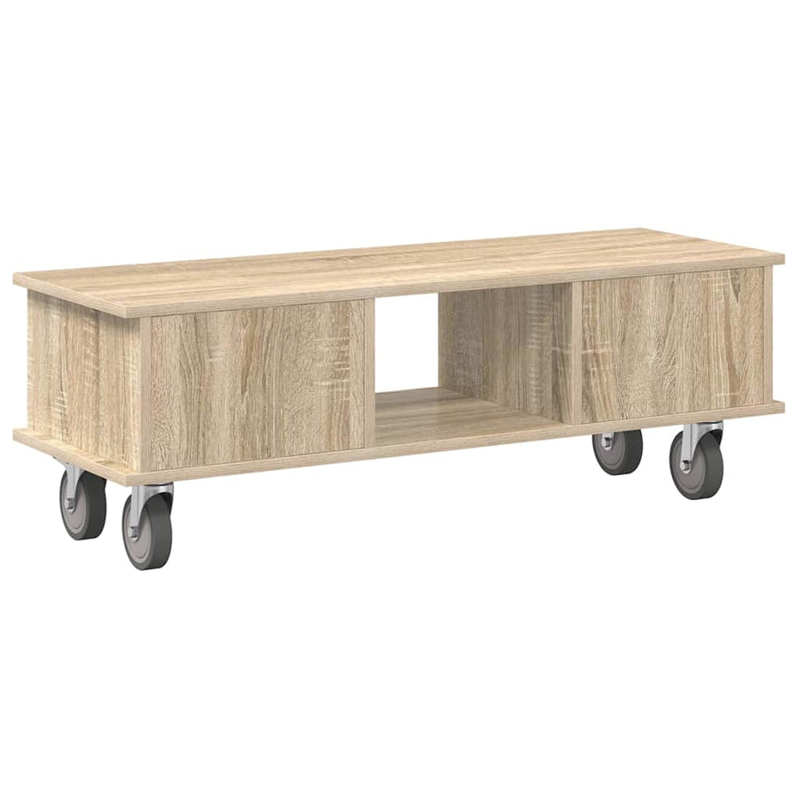 TV-standaard Sonoma Eiken 100 x 35 x 35 cm Bewerkt hout