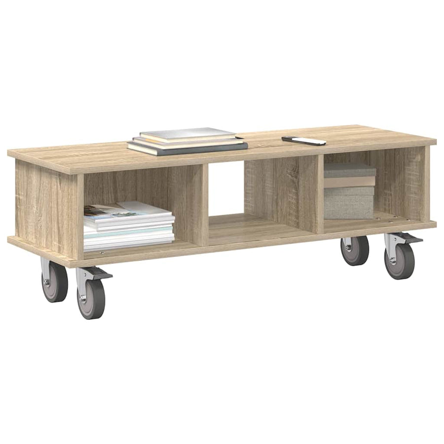 TV-standaard Sonoma Eiken 100 x 35 x 35 cm Bewerkt hout
