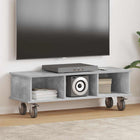 TV-standaard 100x35x35 cm beton grijs bewerkt hout