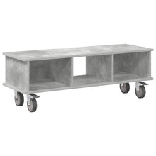 TV-standaard Beton Grijs 100 x 35 x 35 cm Bewerkt hout