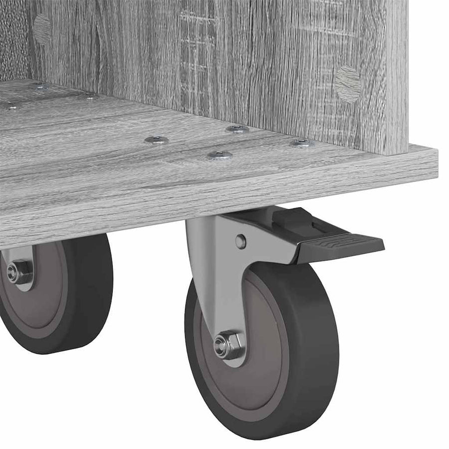 TV-standaard Grijs Sonoma 100 x 35 x 35 cm Bewerkt hout