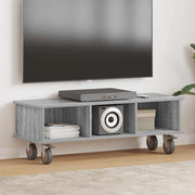 Tv-standaard 100x35x35 cm grijs Sonoma bewerkt hout
