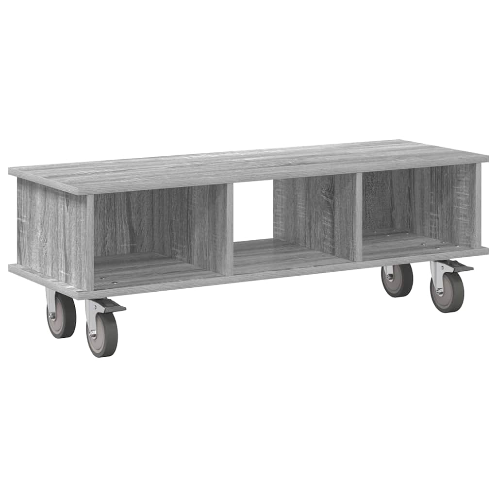 TV-standaard Grijs Sonoma 100 x 35 x 35 cm Bewerkt hout