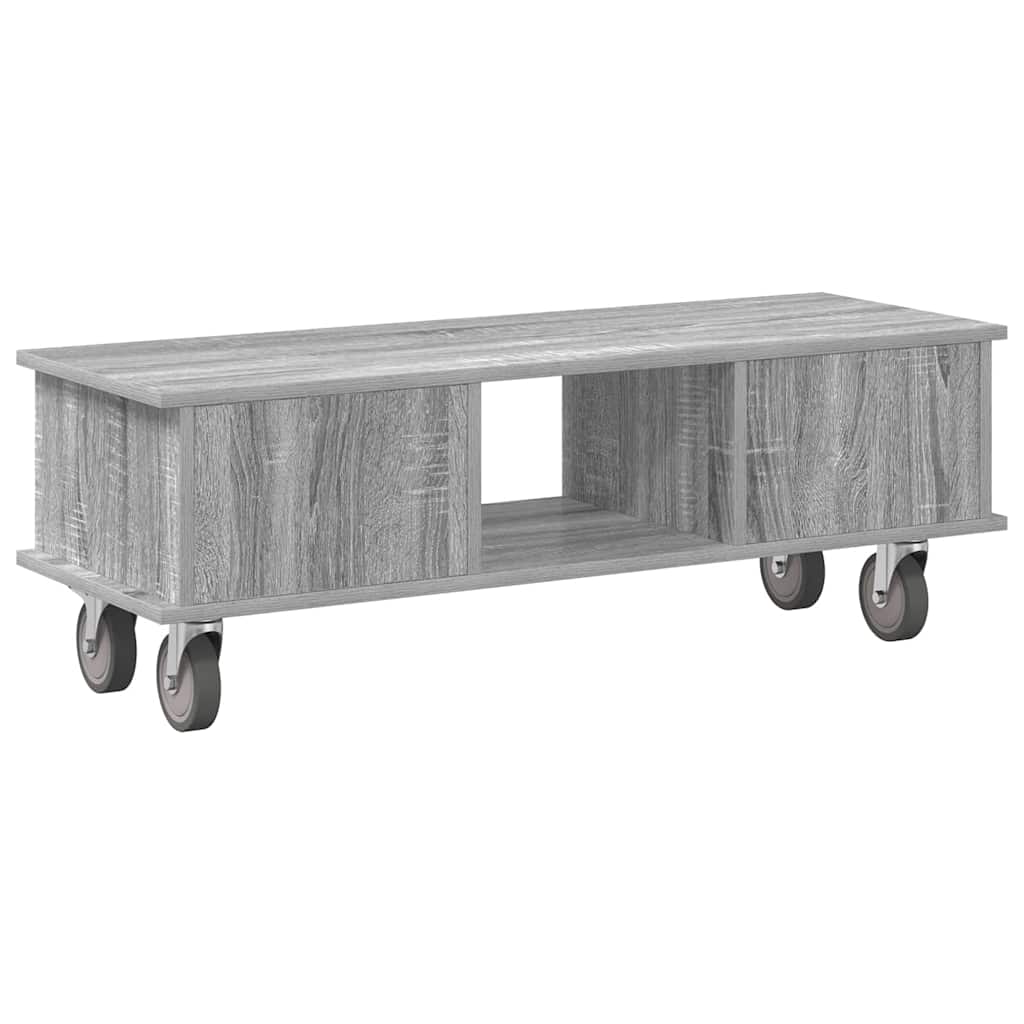TV-standaard Grijs Sonoma 100 x 35 x 35 cm Bewerkt hout