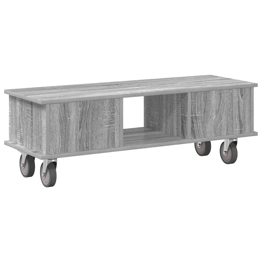 TV-standaard Grijs Sonoma 100 x 35 x 35 cm Bewerkt hout