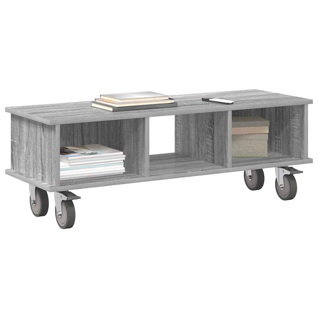 TV-standaard Grijs Sonoma 100 x 35 x 35 cm Bewerkt hout