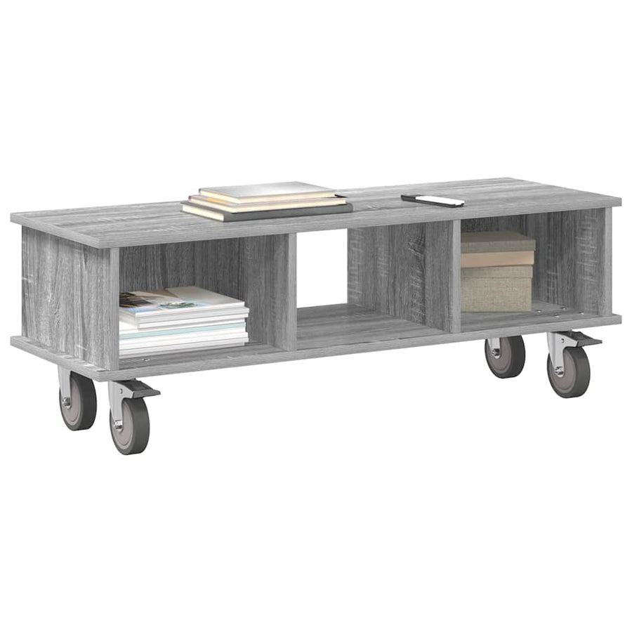 TV-standaard Grijs Sonoma 100 x 35 x 35 cm Bewerkt hout