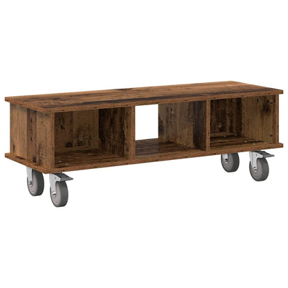TV-standaard Oudhout 100 x 35 x 35 cm Bewerkt hout