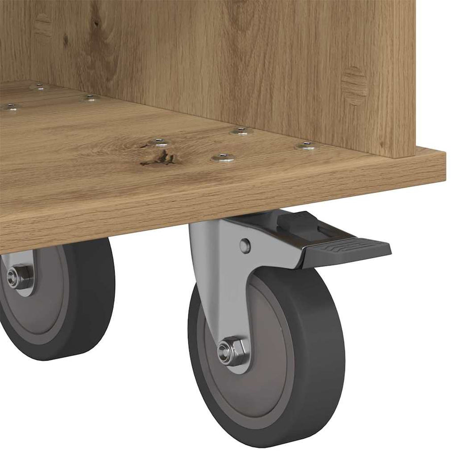 TV-standaard Artisan Eiken 100 x 35 x 35 cm Bewerkt hout