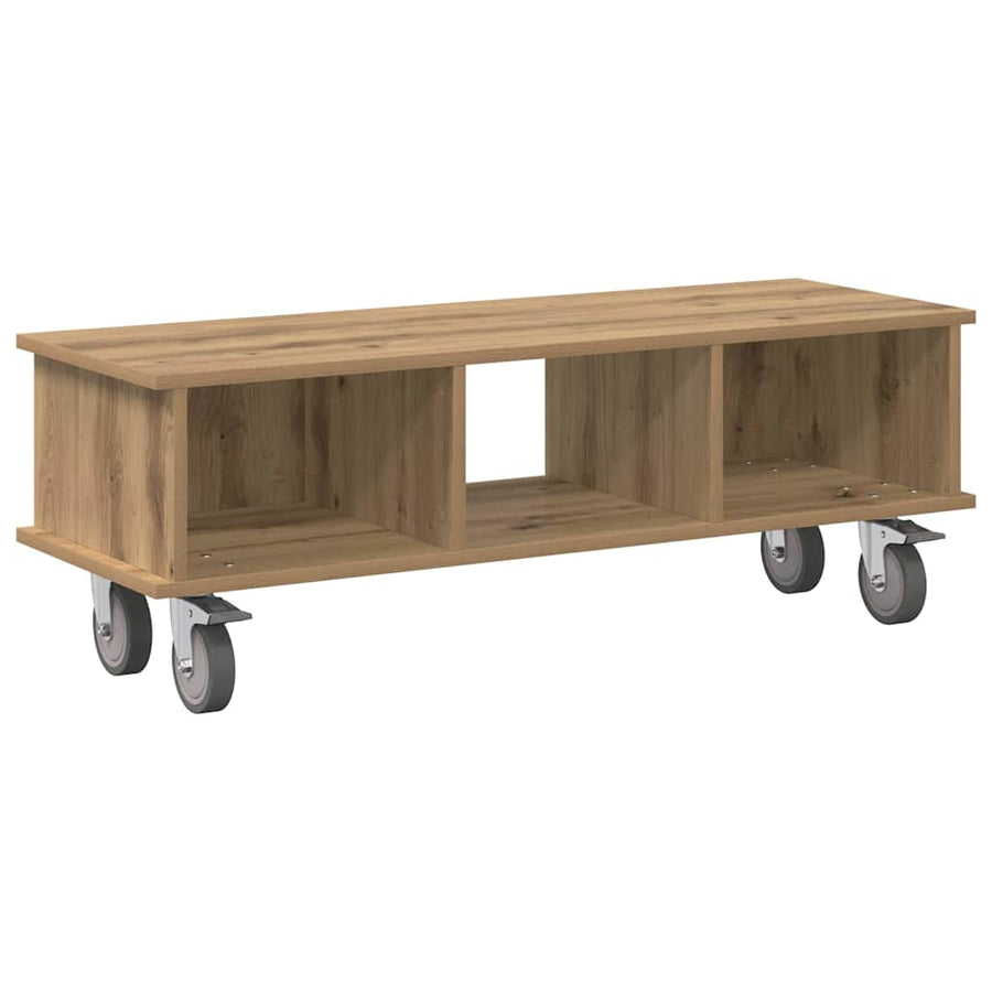 TV-standaard Artisan Eiken 100 x 35 x 35 cm Bewerkt hout