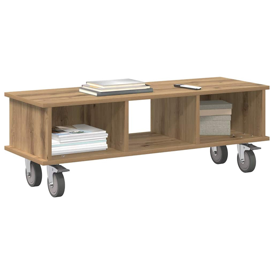 TV-standaard Artisan Eiken 100 x 35 x 35 cm Bewerkt hout