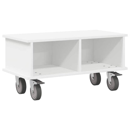 TV-standaard Wit 68,5 x 35 x 35 cm Bewerkt hout