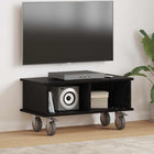 TV-standaard 68,5x35x35 cm zwart eiken