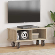 TV-standaard 68,5x35x35 cm sonoma eiken bewerkt hout