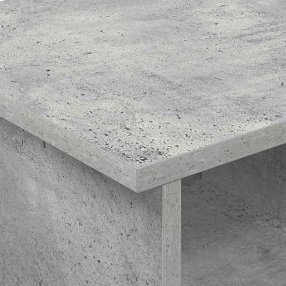 TV-standaard Beton Grijs 68,5 x 35 x 35 cm Bewerkt hout