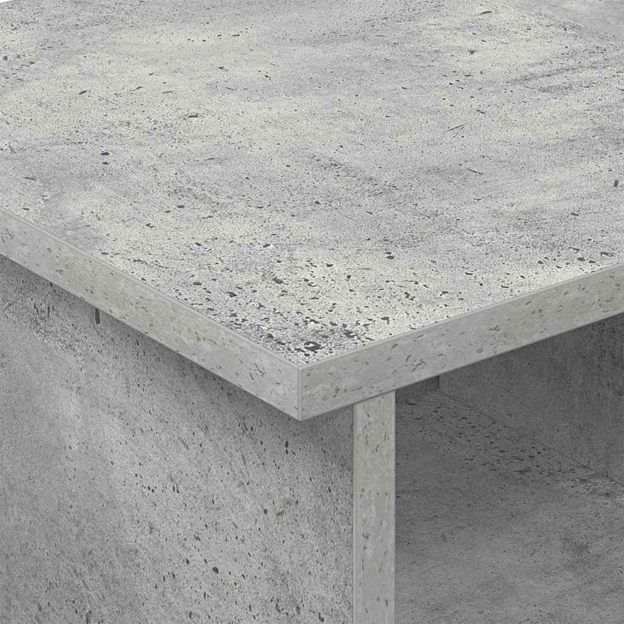 TV-standaard Beton Grijs 68,5 x 35 x 35 cm Bewerkt hout