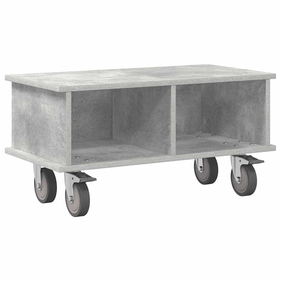 TV-standaard Beton Grijs 68,5 x 35 x 35 cm Bewerkt hout