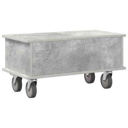 TV-standaard Beton Grijs 68,5 x 35 x 35 cm Bewerkt hout