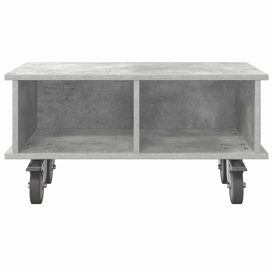 TV-standaard Beton Grijs 68,5 x 35 x 35 cm Bewerkt hout