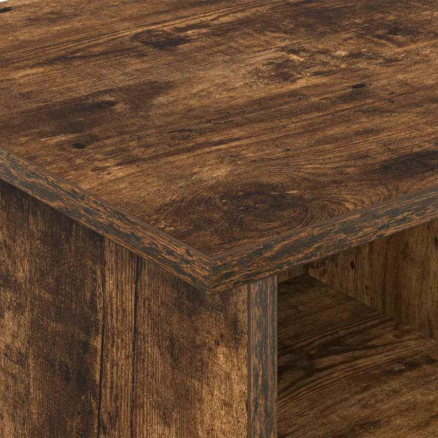 TV-standaard Gerookt eiken 68,5 x 35 x 35 cm Bewerkt hout